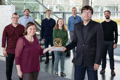 The project team is very happy about this special award.