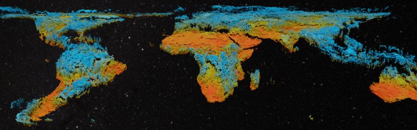 CO2 levels 3d co2