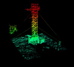 Lidar scanning of the Eddy Covariance Tower