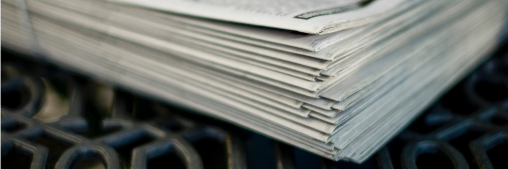 Zeitungsstapel