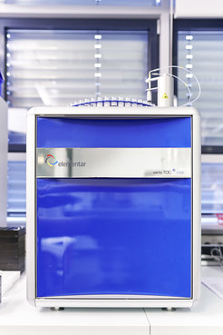 Summenparameteranalysator vario TOC cube,Elementar Analysensysteme GmbH,Elementar-Straße 1, D-63505 Langenselbold, Deutschland