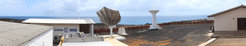 View from the TCCON station on Ascension Island, South Atlantic Ocean.