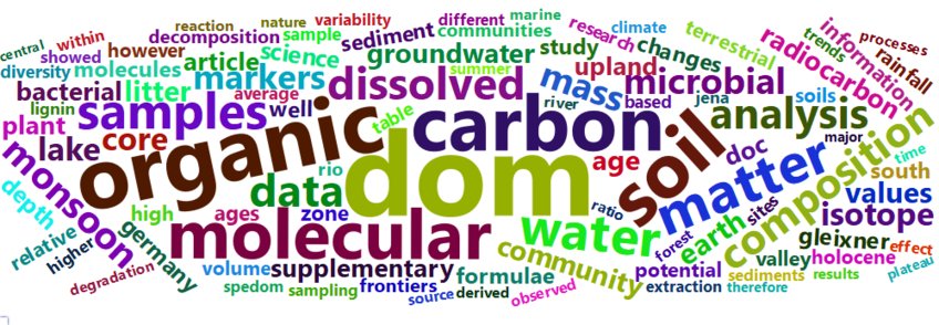 Projects of the Molecular Biogeochemistry Group