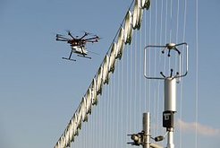 Octocopter measuring carbon dioxide (Photo: Martin Kunz)