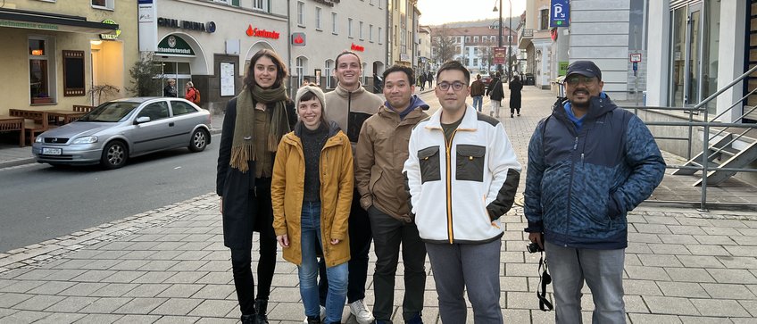 From left to right: Laura, Sinikka, Manuel (intern), Sung-Ching, Arvind