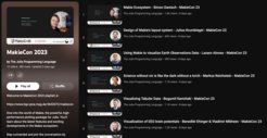 MakieCon playlist